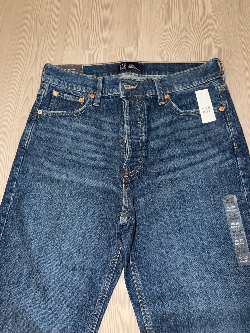 GAP Women's Dark Blue Boyfriend Jeans
